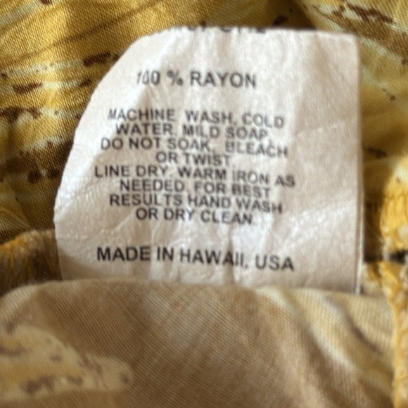 Jams World Limited Edition Palm Delight Brown Surplice Midi Dress Size Medium - Picture 10 of 13